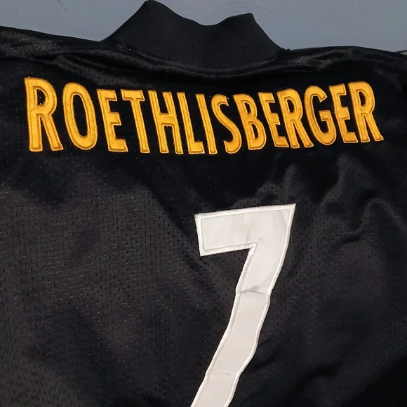 Pittsburgh Steelers Ben Roethlisberger, #7, Lined Zipped Jacket. XL - Picture 14 of 16